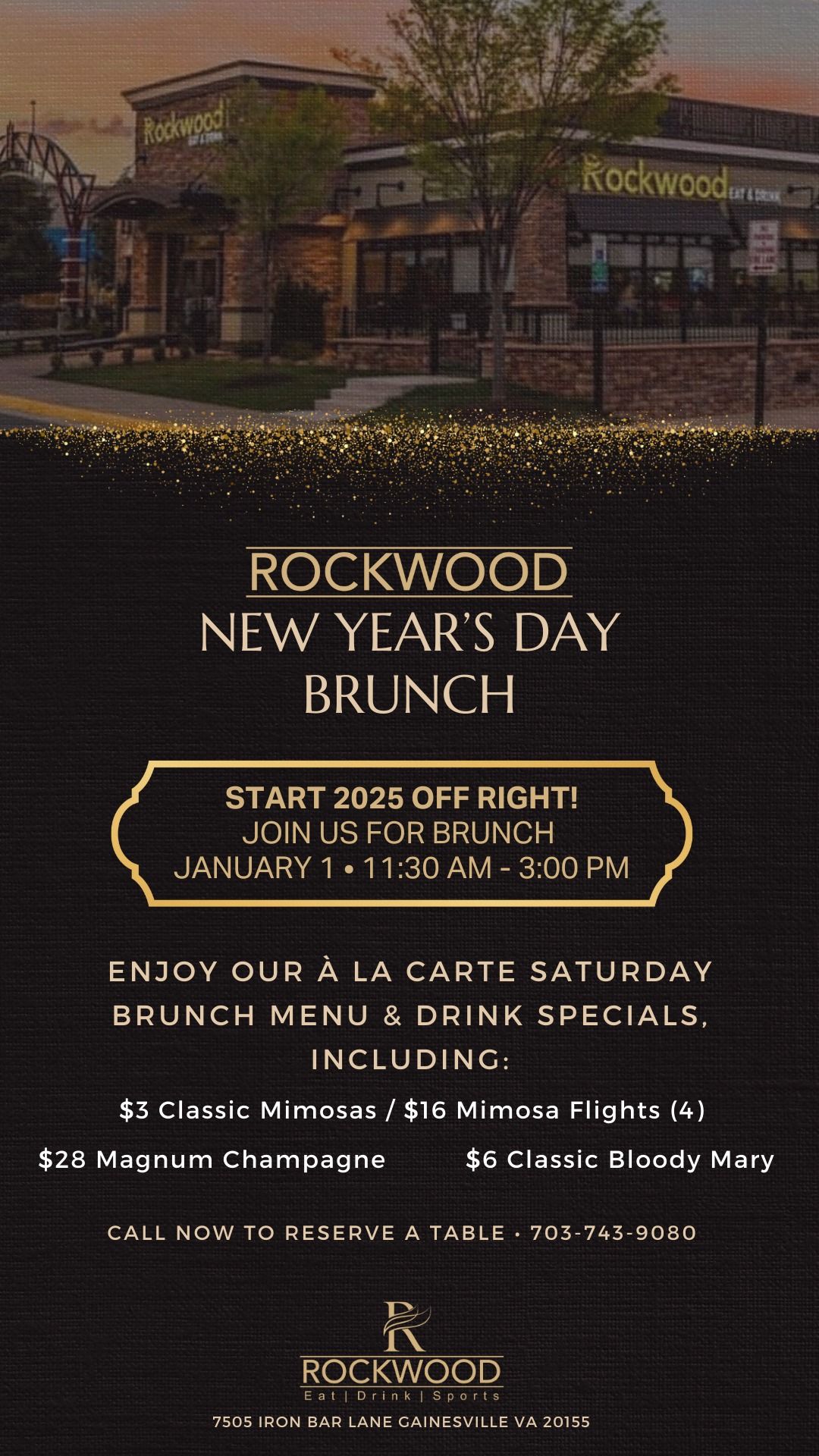 New Year's Day Brunch @ Rockwood!