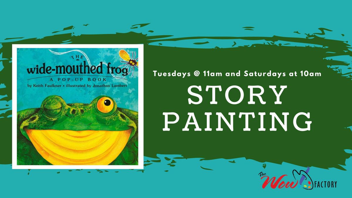 Story Painting: The Wide-Mouthed Frog