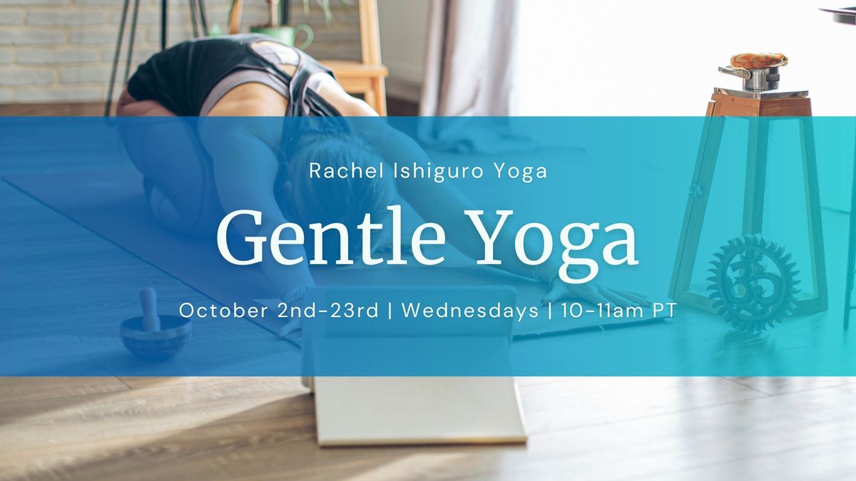 October Gentle Yoga: 4 Week Series Online