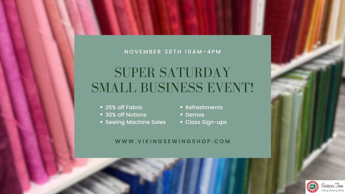 Super Saturday Small Business Event!