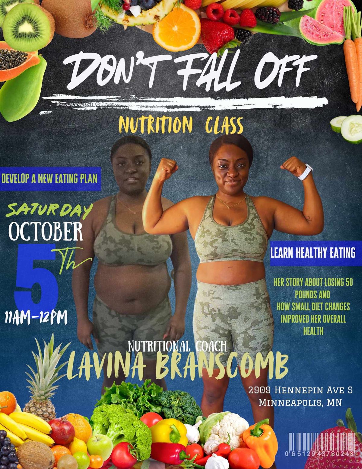 Don\u2019t Fall Off: Nutrition Class