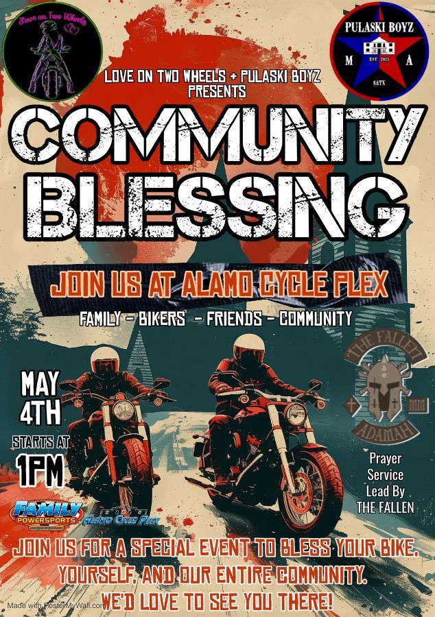 A day to bless bikes, riders, their children and their family 