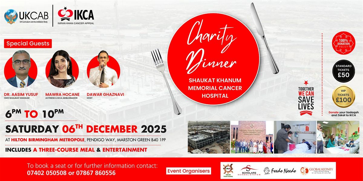 Imran Khan Cancer Appeal Fundraising Dinner \u2013 Birmingham