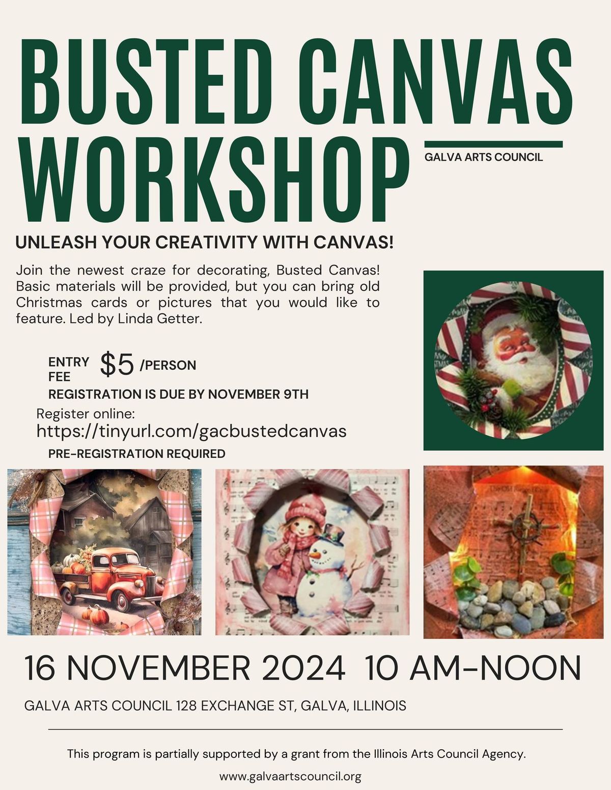 Busted Canvas Workshop