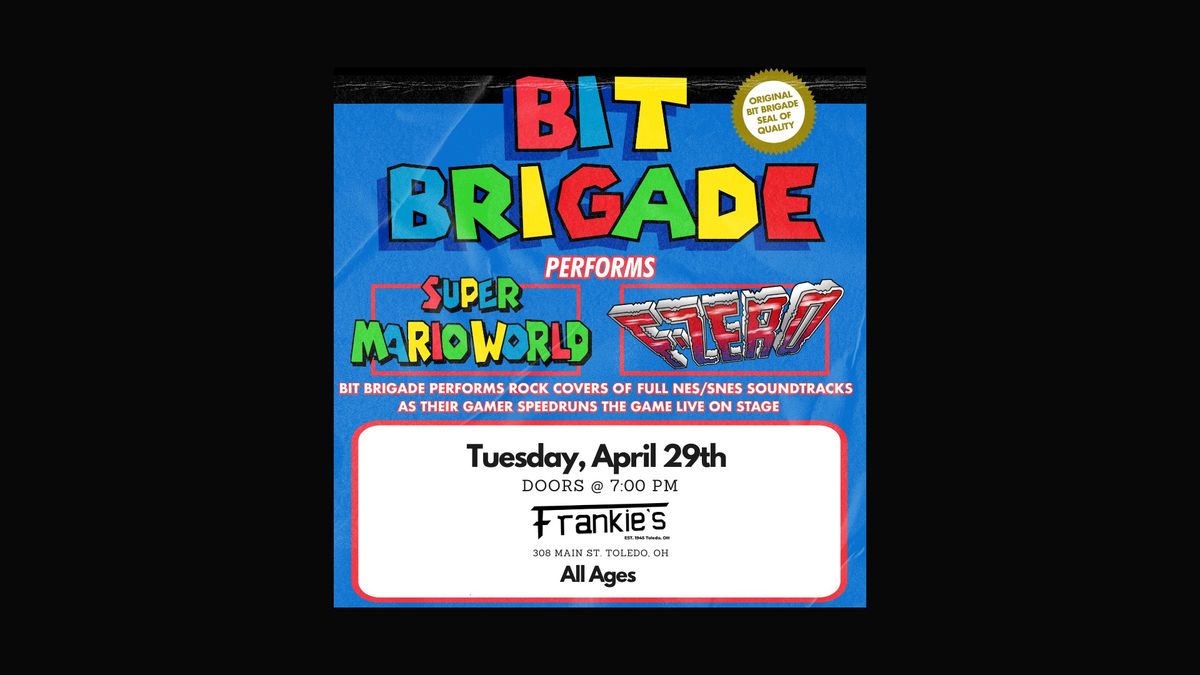 Bit Brigade (NES\/SNES Rock Covers & Gamer Speedruns) LIVE at Frankies!