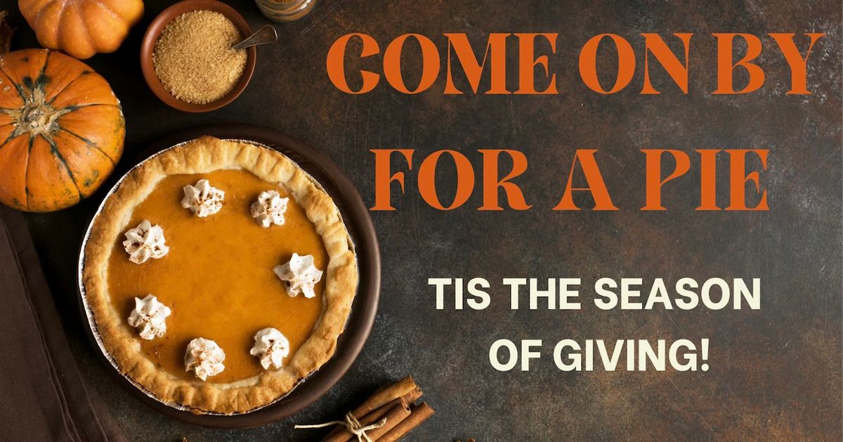 Community Pie Giveaway