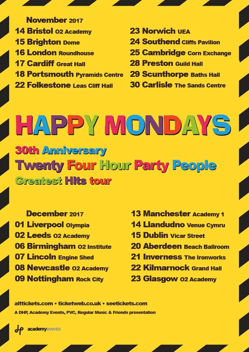 Happy Mondays Norwich Tickets