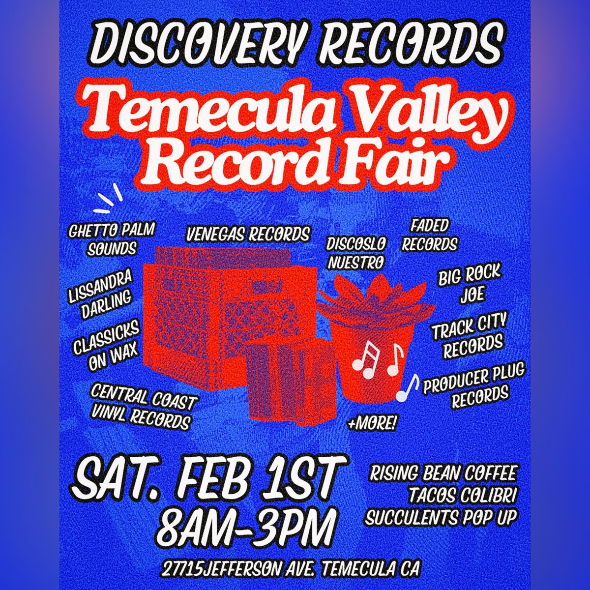 Discovery Records\u2019 Temecula Valley Record Fair