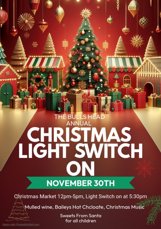 Christmas light switch on