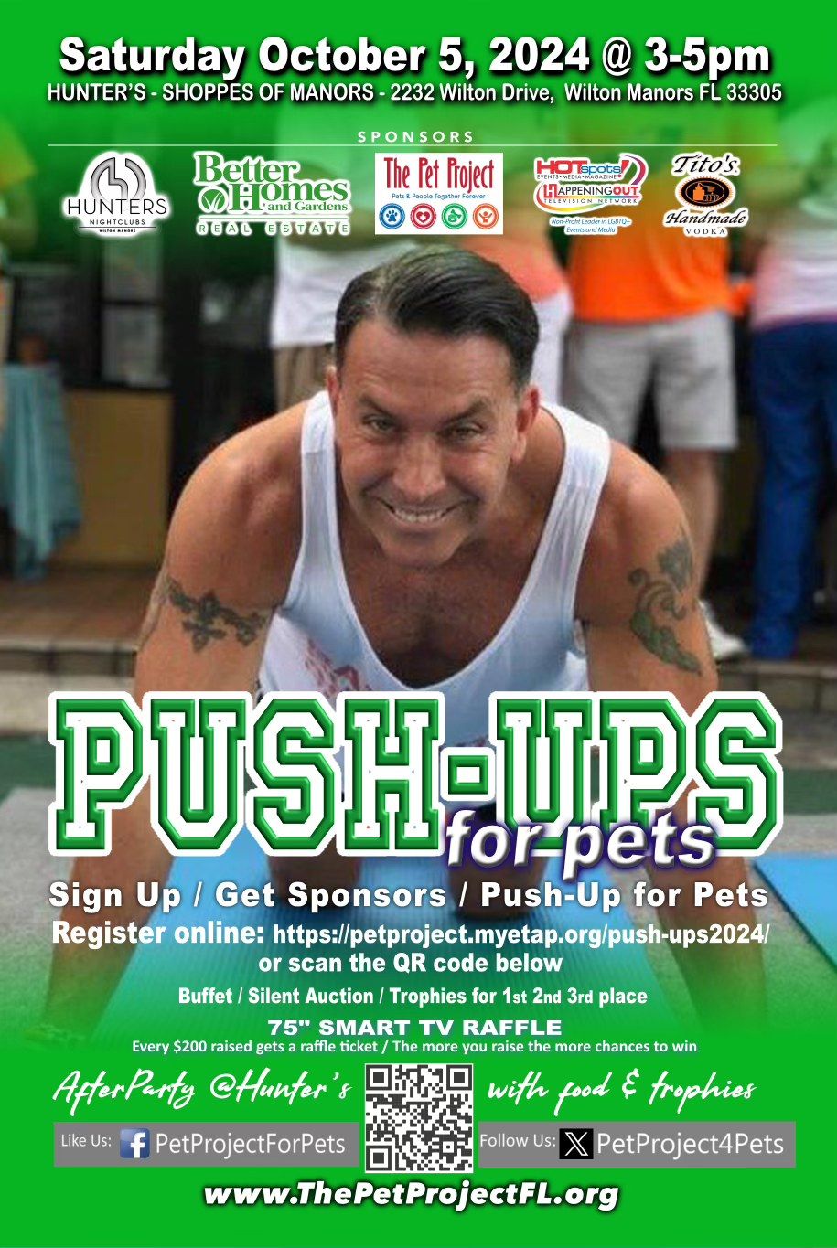 \ud83d\udc3e Push-ups for Pets at Hunters Nightclub \ud83d\udc3e