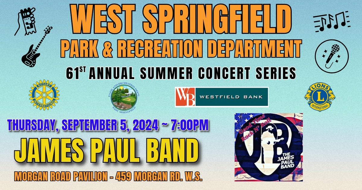 2024 Summer Concert Series: James Paul Band