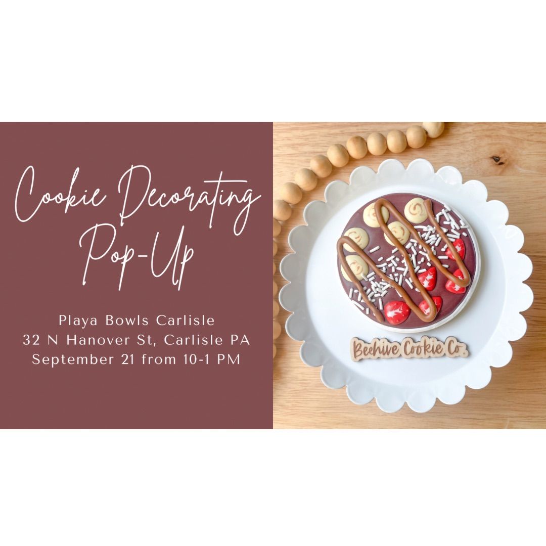 Playa Bowls Cookie Decorating Pop-Up