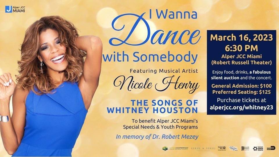 Nicole Henry "I Wanna Dance with Somebody" - Concert to benefit Special Needs & Youth Programs