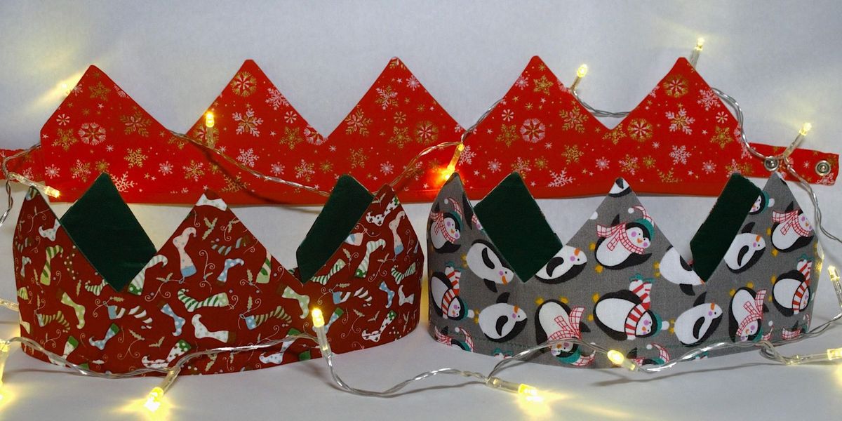 Festive Sewing - Sew Cracker Crowns!