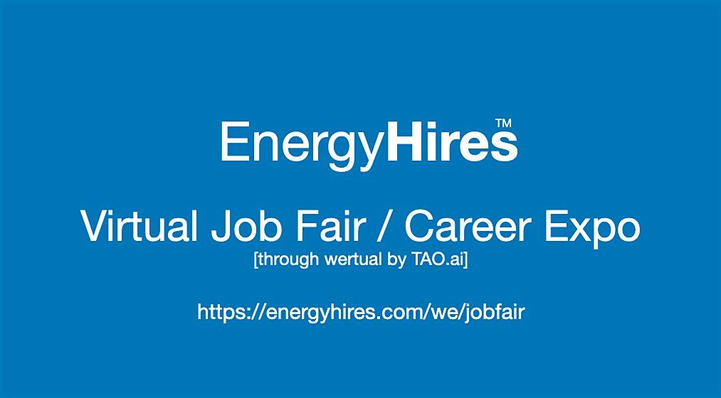 #EnergyHires Virtual Job Fair \/ Career Expo Event #Chattanooga