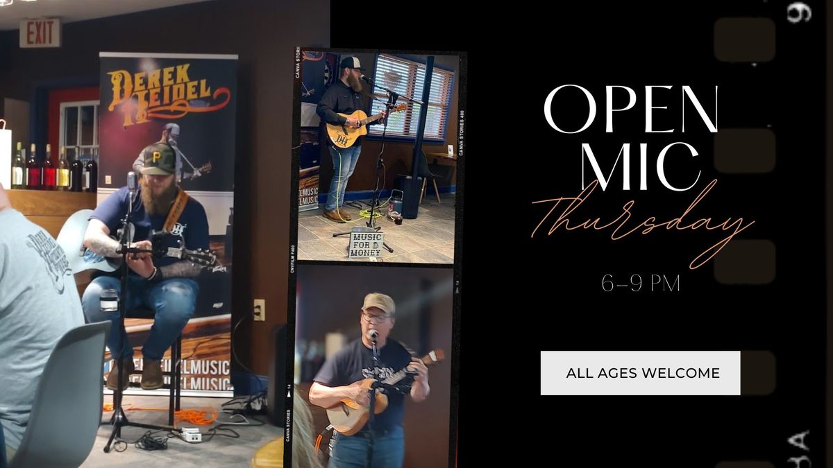 Open Mic with Derek Heidel