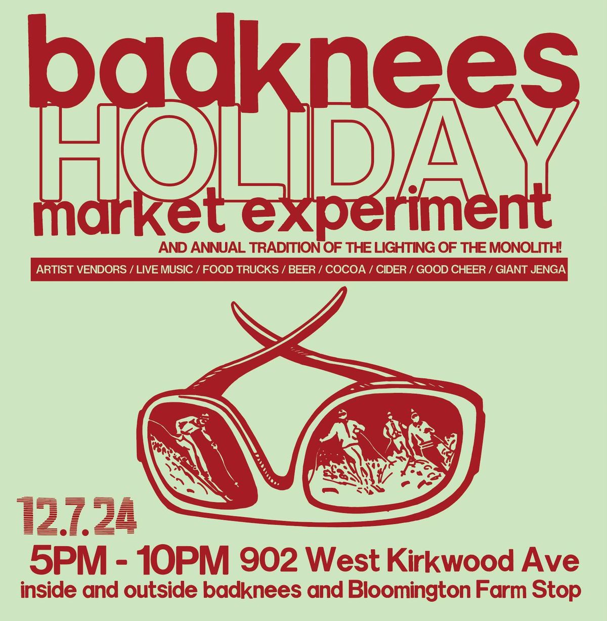 badknees Holiday Market Experiment 