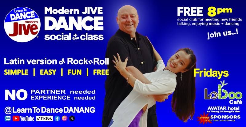 FRIDAYs Modern JIVE social DANCE + we teach you