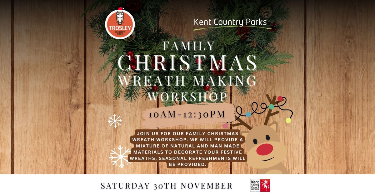 Family Christmas Wreath Making Workshop