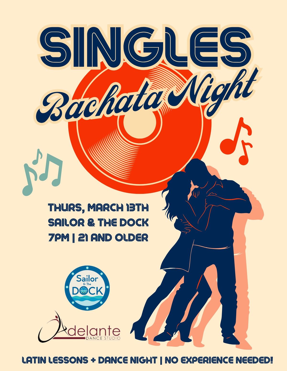 Singles Bachata Lessons + Dance Night 