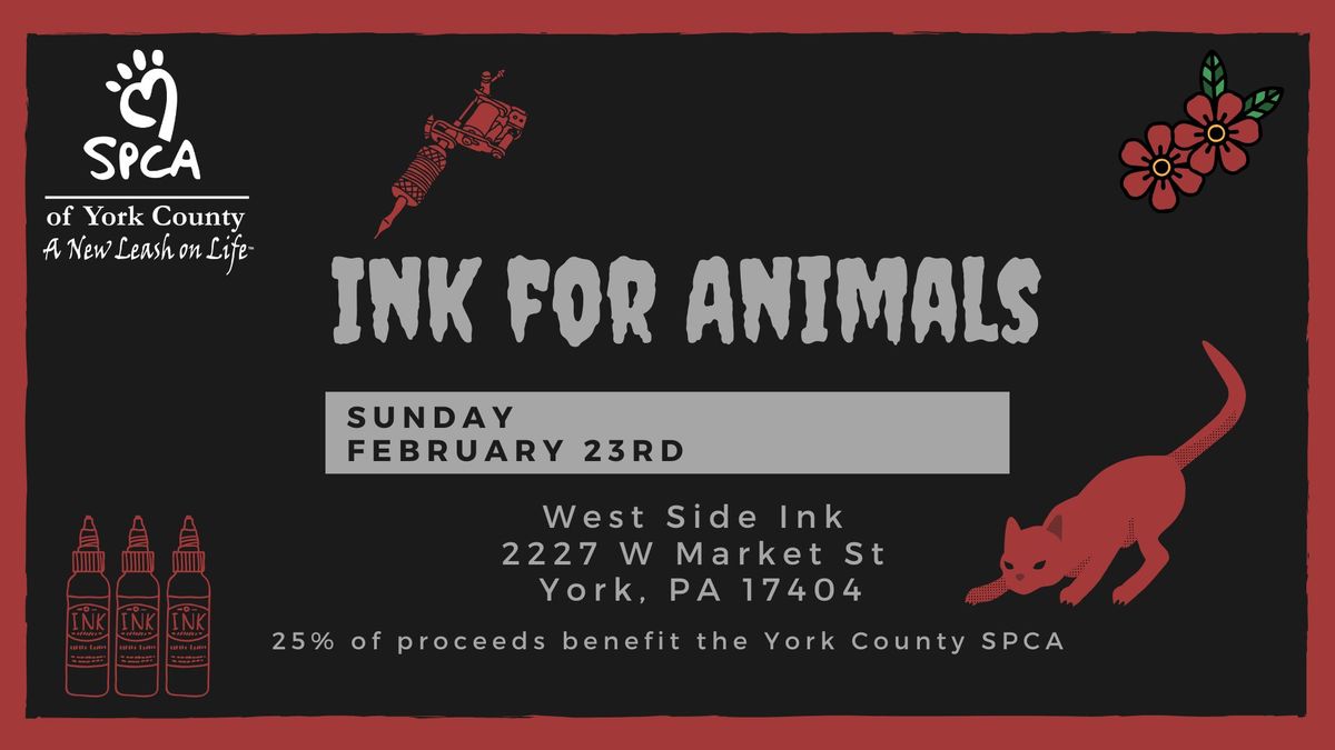 Ink for Animals - Tattoo Fundraiser 