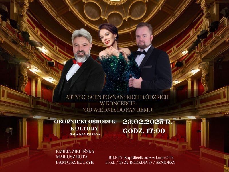 Koncert "Od Wiednia do San Remo"