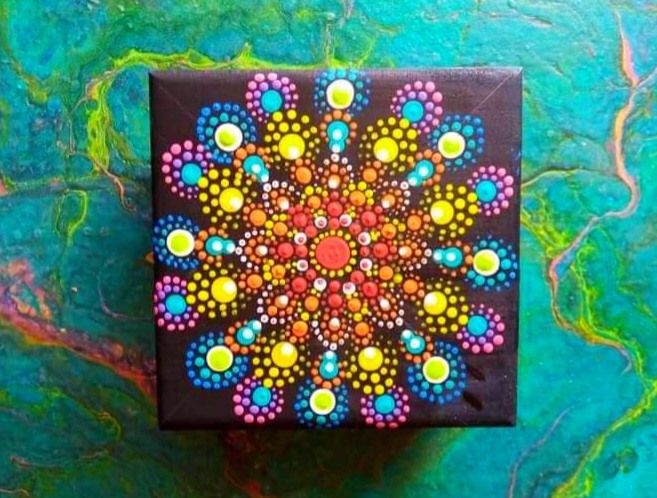 Dot Mandala Treasure Box