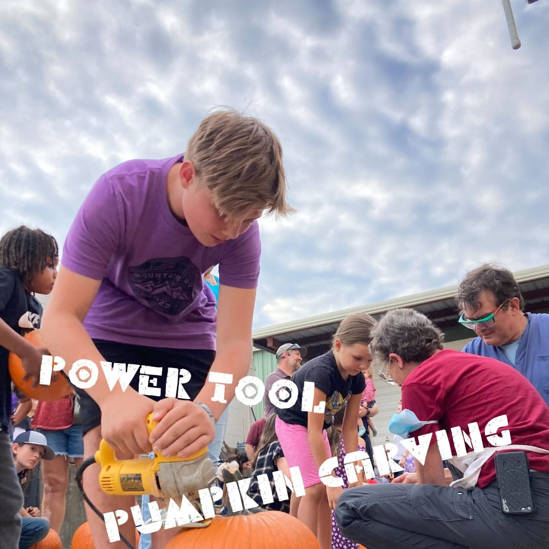 Power Tool Pumpkin Carving 