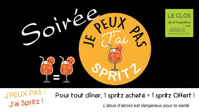 Spritz Party, 1 achet\u00e9 = 1 offert, \u00e0 5 minutes de Rouen