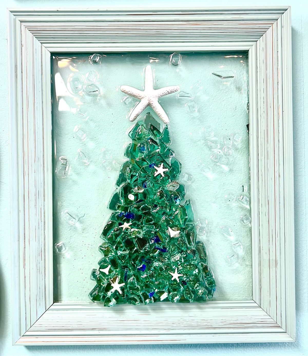 Glass Christmas Tree Resin Class