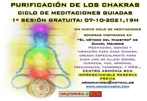 Meditaciones para la purificaci\u00f3n  de los chakras