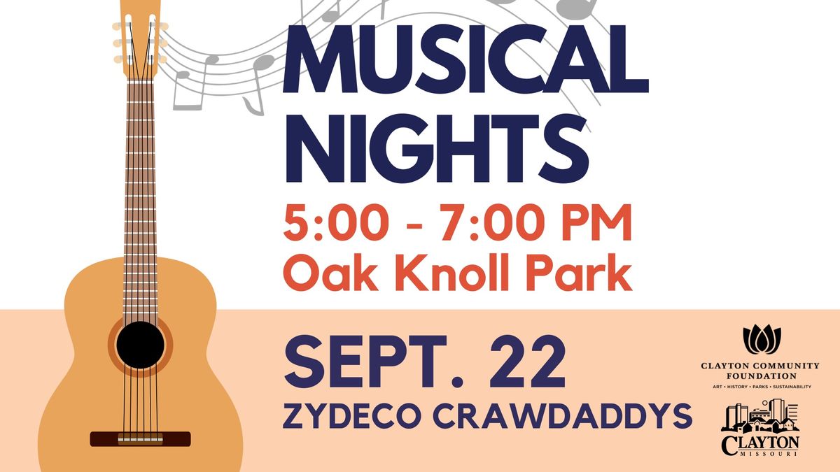 Musical Nights Concert (featuring Zydeco Crawdaddys)