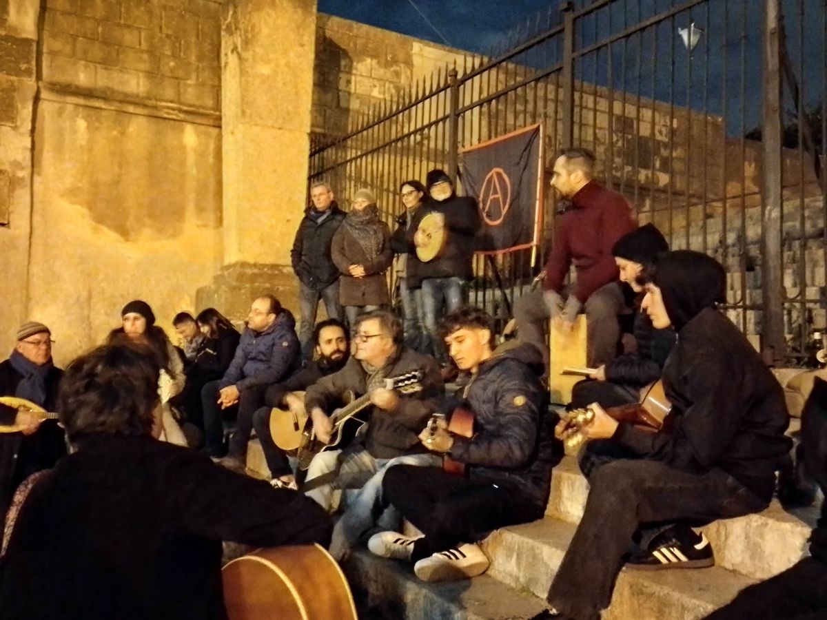 Cantata Anarchica per Faber a Palermo