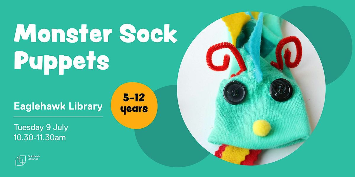 Monster sock puppets