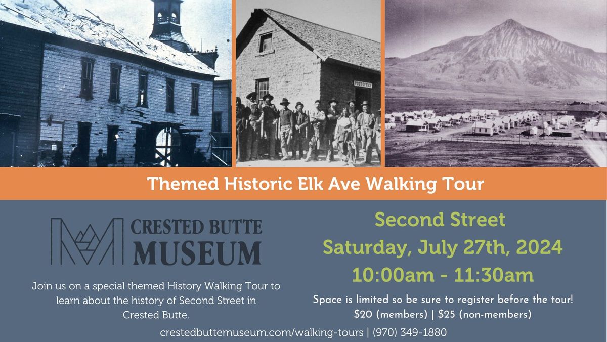 Second Street Themed Historic Walking Tour