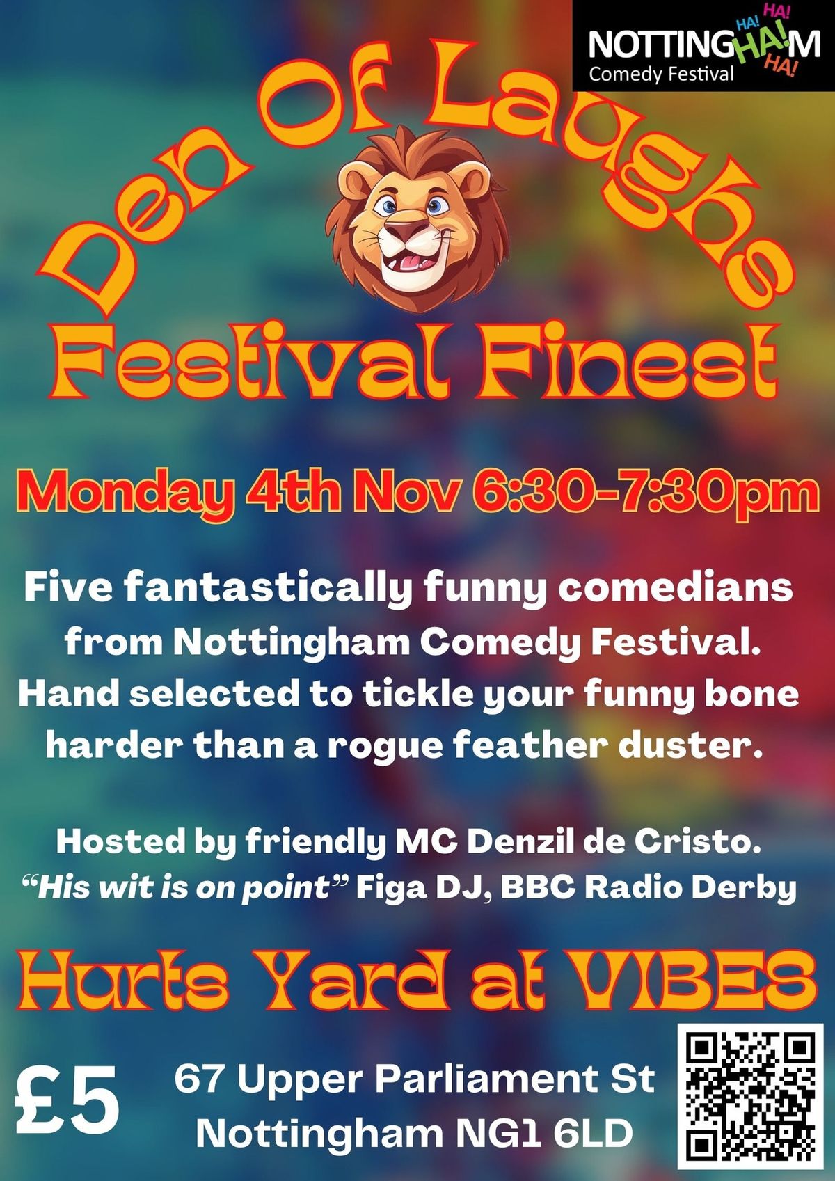 Den Of Laughs presents: Festival Finest (Nottingham Comedy Festival) 