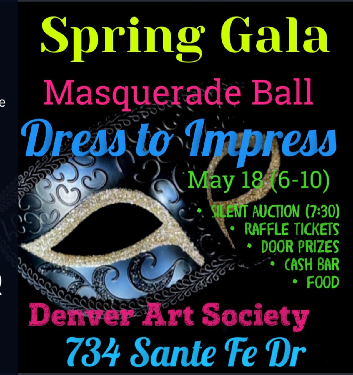 Spring Gala Masquerade Ball (Free)
