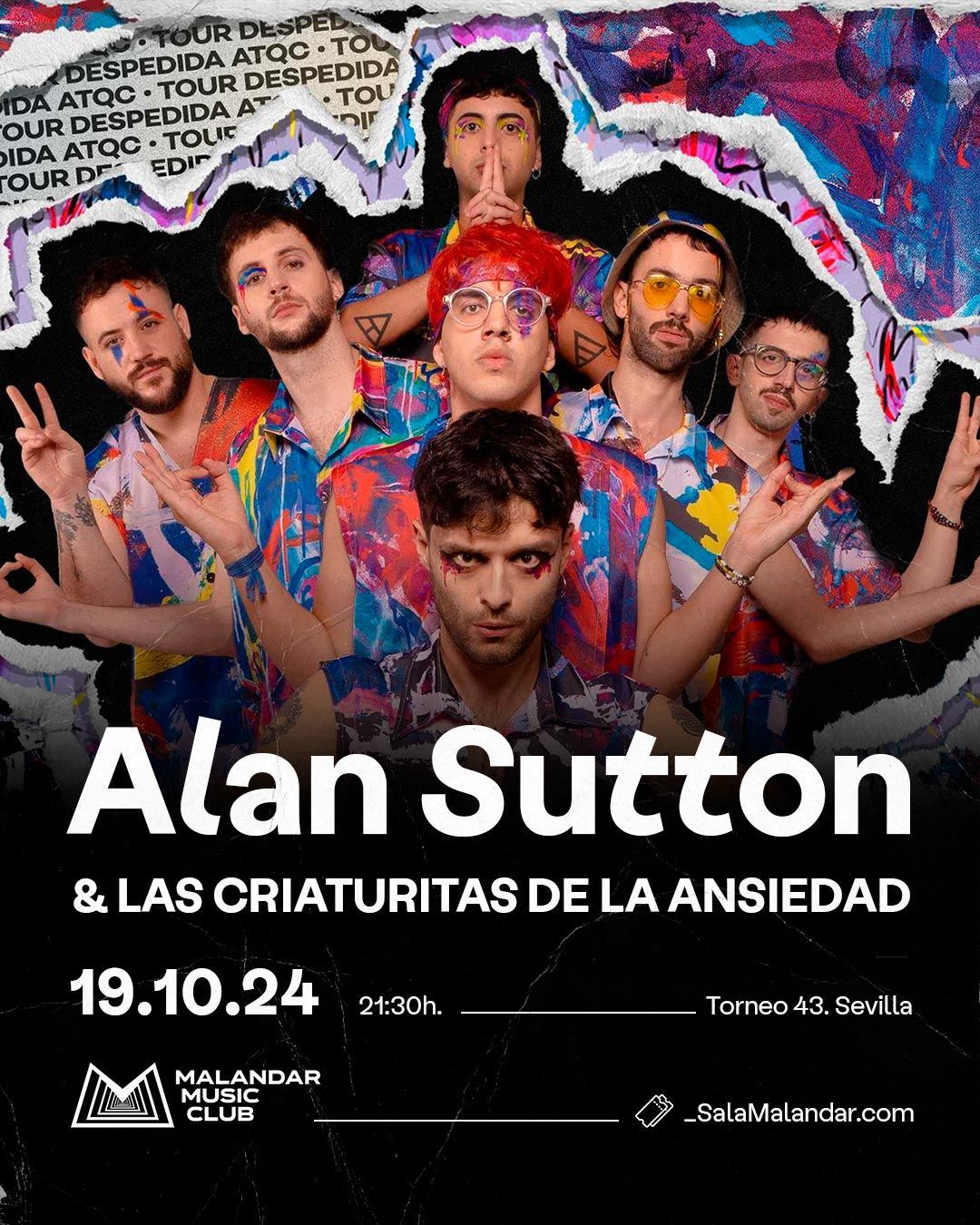 Alan Sutton y Las Criaturitas de la Ansiedad Sevilla Tickets