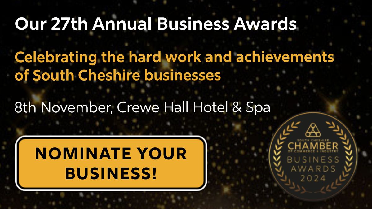 South Cheshire Chamber Business Awards 2024