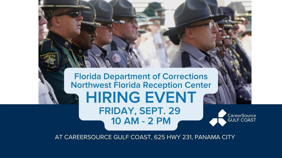 Correctional Officer Hiring Event -- Florida Department of Corrections