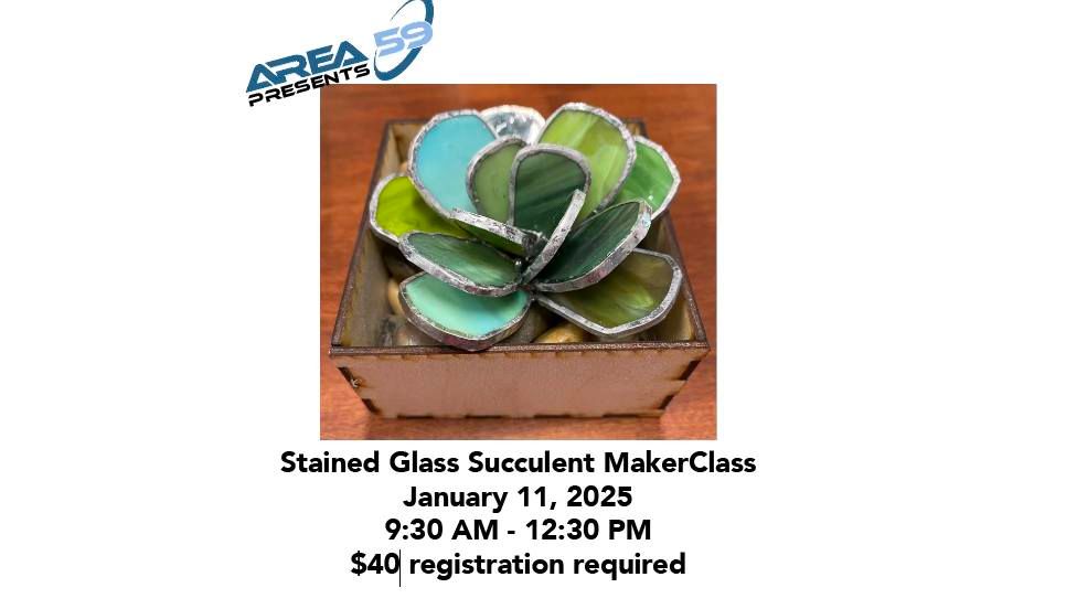 Stained-Glass Succulent MakerClass