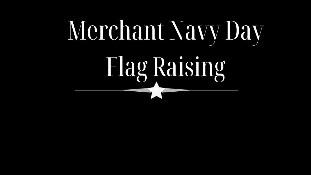 Merchant Navy Day Flag Raising