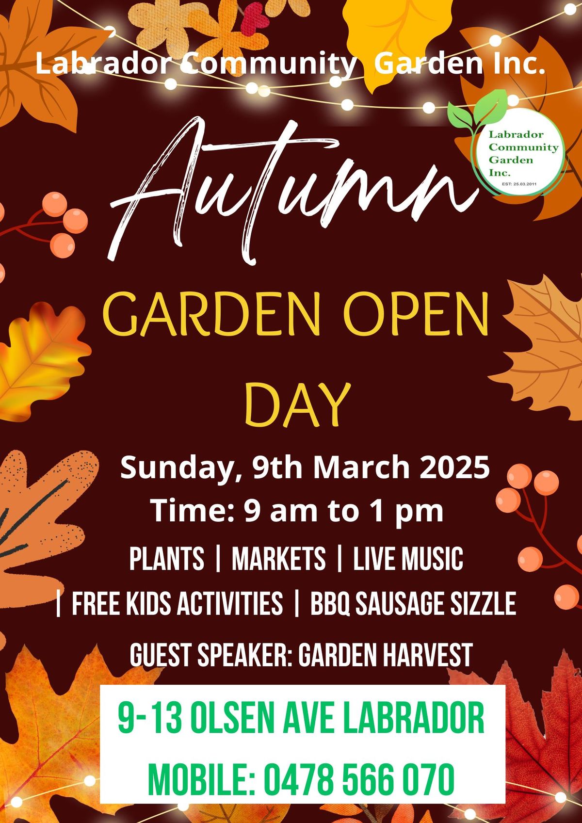 Autumn Garden Open Day 