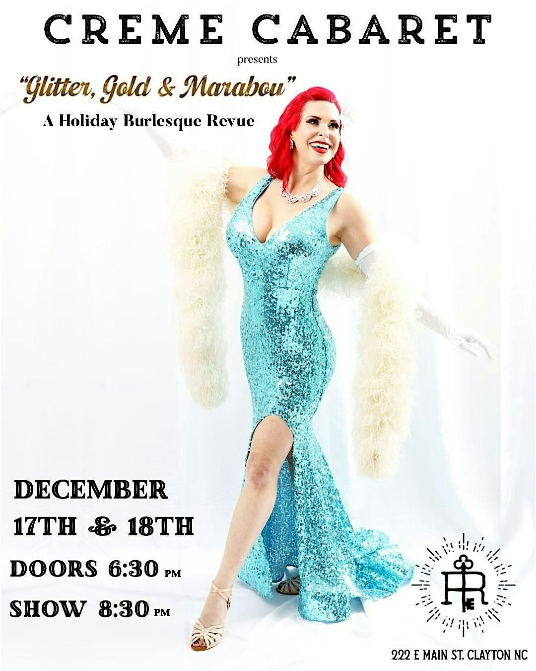 \u201cGlitter, Gold & Marabou\u201d A Holiday Burlesque Revue!