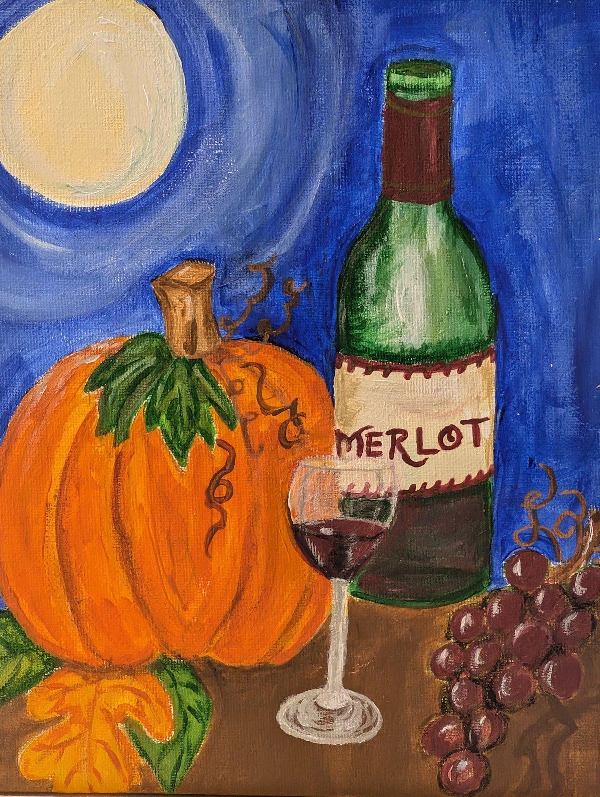 Sip into Fall: A November Painting Experience