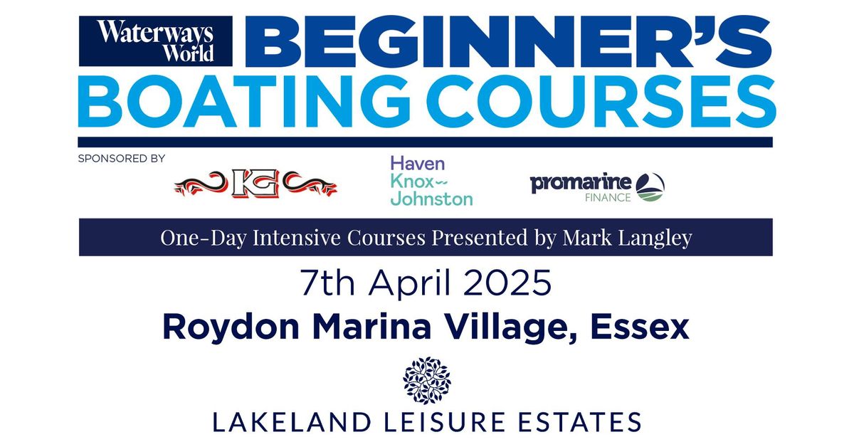 Beginner's Boating Course - Roydon Marina Village