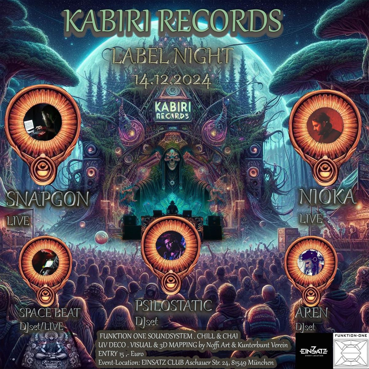 DeCoOrdiNation ReAction - Kabiri Records im Einsatz - Label Night