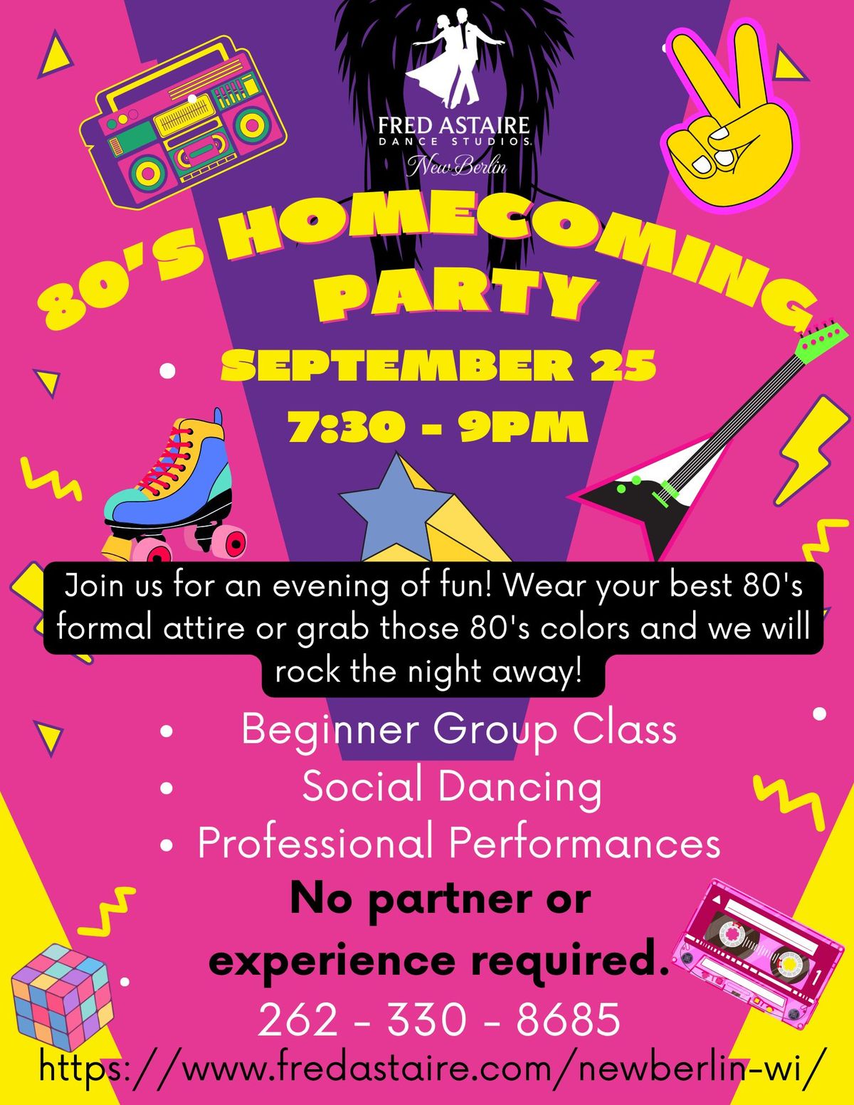 80's HOMECOMING DANCE PARTY!