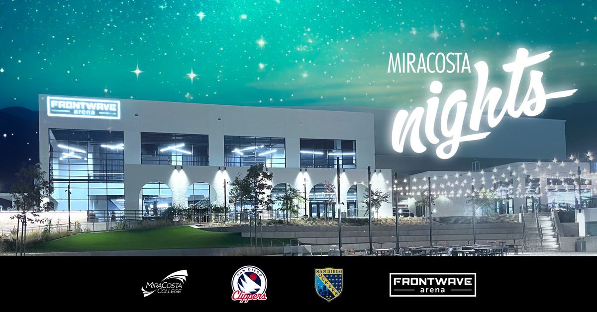 MiraCosta Nights at Frontwave Arena: SD Clippers