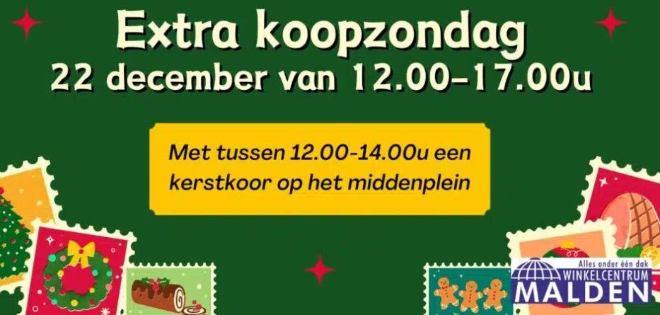 Extra koopzondag!